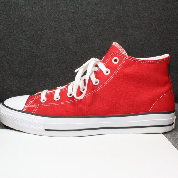 CONVERSE CTAS PRO Skate Mid Top Canvas Memory Foam Red Men's Shoes Size 1 - Picture 5 of 12